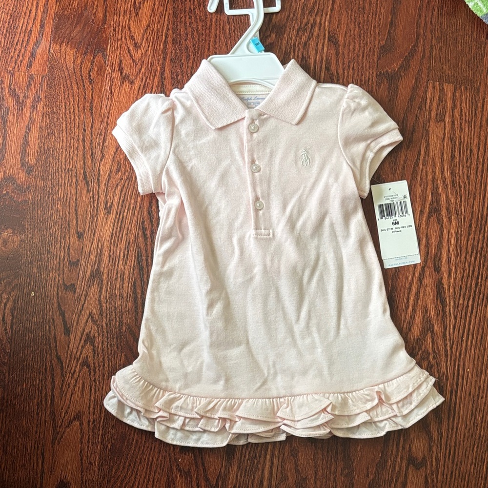 Ralph Lauren Light Pink Polo Dress for Kids